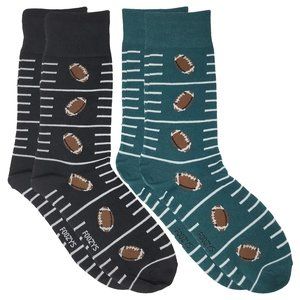Football Touchdown NFL Quarterback Linebacker Sport Men's Foozys Socks 2 Pairs